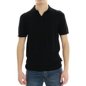 POLO IN MAGLIA NERO